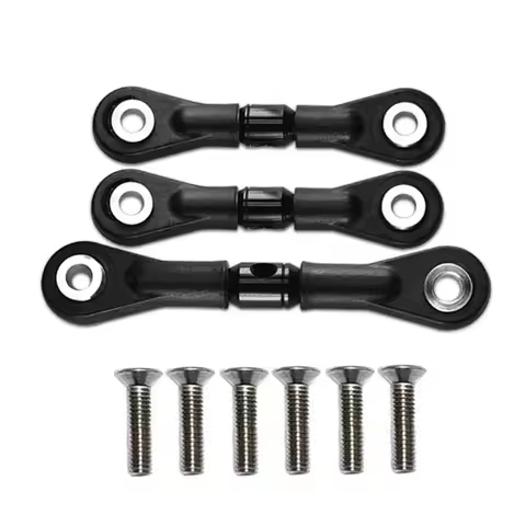 3Pcs Steering Link Rod Servo Rod For Tamiya TT-02 TT-02T TT02 TT02T 1/10 RC Car Upgrade Parts Access