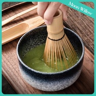 Mặt Trăng liễu chén pha bột trà xanh gốm chawan cho những người yêu thích trà gia đình chuẩn bị Matc