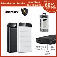 Remax RPP-141 Leader Series 30000mAh PowerBank with 3 Charging Inputs Micro-USB, Type-C &amp; Lightening 2 USB Output