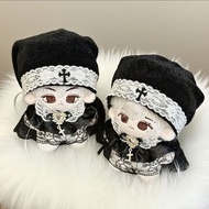 10cm13cm17cm Doll Clothes Dark Style Gothic Nun Vow Baby Clothes Non-Attribute Doll Replacement Clot