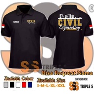 Civil ENGINEERING POLO SHIRT CIVIL ENGINEERING COLLAR SHIRT