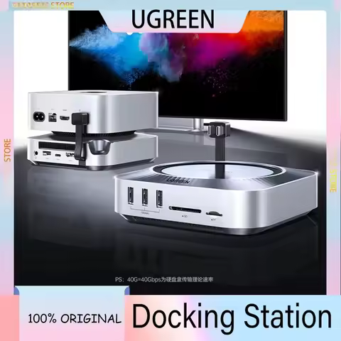 11-in-1 UGREEN Docking Station M.2 NVMe SSD 8TB 10Gbps High Speed Transfer USB C Hub SD TF Card Read