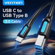 Vention USB 3.0 C to B Cable, High-Speed Data Transfer with 2A Charging for External HDD, Blu-ray Pl