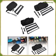 [ArutoxaMY] Guitar Effect Pedal Pedalboard Stable Pedalboard with Storage Bag Compact Bass