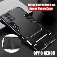 Casing Hard Case Armor Bahan Karet Silikon Untuk Oppo Reno 5 / 5g / 5