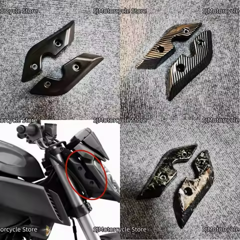Motorcycle Accessories Front Side Nose Cover Headlight Headlamp Panel Fairing Cowl Fit for Yamaha MT