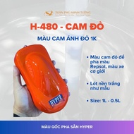 HYPER orange motorbike paint (Code H-480) - 1 Liter