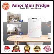 Amoi 8L Mini Fridge - Single Door Refrigeration, Compact Appearance Mini Fridge for Students 8L (Local Seller)