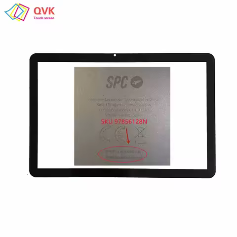 Black New For SPC GRAVITY 4 97856128N Tablet capacitive touch screen digitizer sensor exterior glass