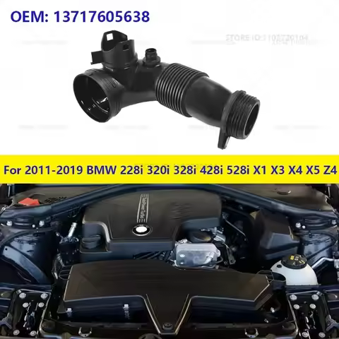 for BMW 2011-2019 228i 320i 328i 428i 528i X1 X3 X4 X5 Z4 Turbocharger Intercooler Tube Air Intake H