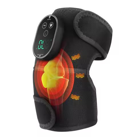 Electric Heating Massage Knee Pad Wireless Knee Massager Hot Compression Heated Leg Joint Muscle Rel