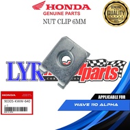HONDA NUT CLIP 6MM FOR WAVE 110 ALPHA || 90305-KWW-640