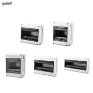 QUIM Clear Lid Power Distribution Protections Box IP65 Waterproof 3 5 8 12 18Ways