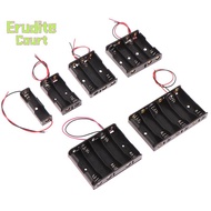 [EruditeCourtS] 1 2 3 4 5 6 Slots 3V AA Battery Case Box AA LR6 HR6 Battery Holder Storage Case  Lea