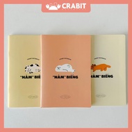 Crabit square grid notebook 120 pages Nom La