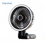 [Shamjina] USB Re Energizable Grip Fan 5000 mAh Foldable Grip Fan Beige 6inch 5000mah