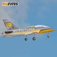 FMS Futura Jet 64mm เครื่องบินรบระดับเริ่มต้นควบคุมระยะไกลพร้อมสายพานปีกคงที่เครื่องบินบังคับวิทยุ R