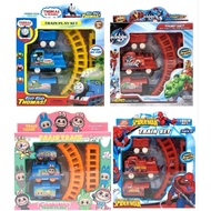 Train Set With Track Cartoom Fashion Train Set With Battery Best Toy Of Kids 016-1/5/8