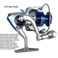 Gold Sharking Reel Pancing LK 7000 2000 5000  SA3000 Reel rel ril rol alat gulung mancing