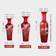 BW88/ Sold out Jingdezhen Ceramic Floor Vase Crystal Glaze Vase Large Floor Vase Home Living Room TV Cabinet next to Flo