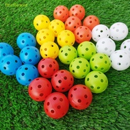 [fireflowerM] 10pcs Indoor golf ball golf practice balls golf light ball have hole Golf Traini [NEW]