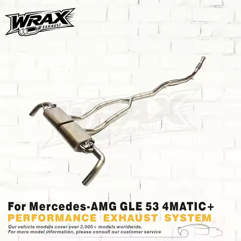 for Mercedes-AMG GLE 53 4MATIC+ Coupe Exhaust System SS304 Valve Controlled Catback Sporty Performan