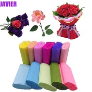 JAVIER Flower Wrapping Paper 250*10cm Craft Bouquet Wedding Packaging Material Crepe Paper