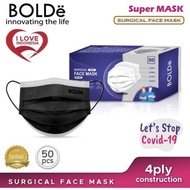 BOLDe Masker Medis 4 lapis isi 50 pcs / box | Masker surgical sudah ke