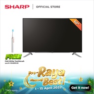SHARP AQUOS 60 Inch 4K UHD Android TV - 4TC60DL1X FREE Cold White ToothBrush