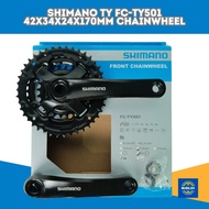 Shimano TY501 Crankset Chainwheel 3x42t and 48t