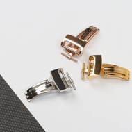 ~ 18 20mm Substitute Aibi AP Clasp Stainless Steel Belt Buckle Tape Single Folding Silver Gold Color Rose