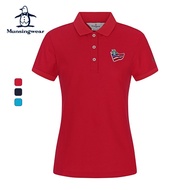 MUNSINGWEAR/Wanxingwei men's and women's short-sleeved polo shirts, summer golf casual lapel T-shirts