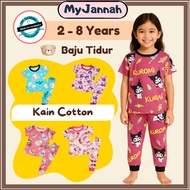 (2-9Y) Baju Tidur Budak Perempuan Baby Pyjamas Girl SDM Sedondon Kids Clothing Sleepwear