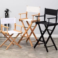 Solid Wood Director Chair Folding Portable Outdoor Canvas Chair Makeup Chair Photography Prop Chair