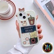 M013 SOFT CASE CUTE PITA HAPPY BEAR 3D XIAOMI REDMI A1 2022 A2 2023 9A 9C 10A 10 4G REDMI NOTE 10 4G