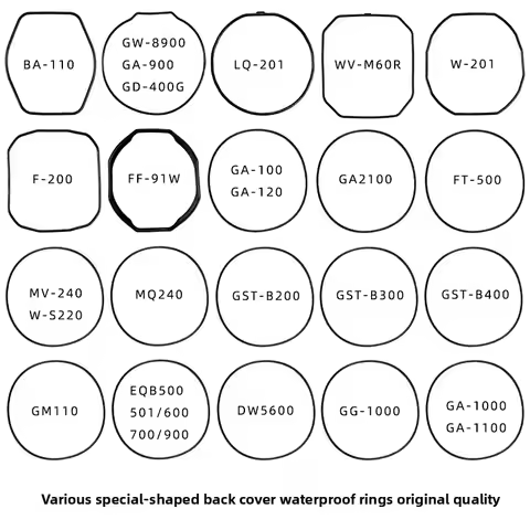 Rear cover waterproof ring For Casio DW-5600 GW-M5610 GW-G5600 GA-110 EQB-500 GG-1000 Watch Replace 