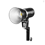 Godox ML60Bi LED Studio Photography Light 60W Bi-Color Temperature 2800-6500K CRI96 TLCI97 Adjustable Brightness 16 Groups 32 Channels Godox Mount with Handle Grip Mobile Phone APP
