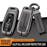 TPU Zinc Alloy Case Bag For Mercedes-Benz A B C E S G-Class CLA CLS EQA EQB EQC GLA GLB GLC GLE GLS 