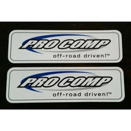 2x PRO COMP OFF ROAD RACING STICKERS DECALS 1.5X5.5" offroad utv