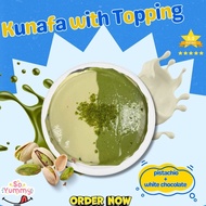 Special Edition Kunafa Plate – Pistachio White Chocolate Drizzle | Best Seller