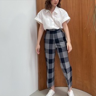 urban apparels | onion trousers กางเกงทรงกระบอกขาเต่ออัดกาวทั้งตัว