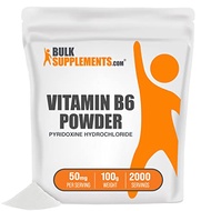 BulkSupplements.com Pyridoxine HCl Powder 100g - Vitamin B6 Supplement, Vitamin B6 50mg - for Immune
