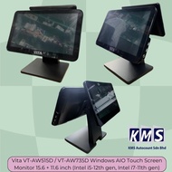 Vita VT-AW515D / VT-AW735D Windows All in One Touch Screen Monitor 15.6 + 11.6 inch