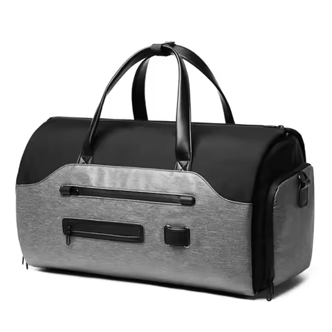 OZUKO Multifunction Men Suit Storage Travel Bag Large Capacity Luggage Handbag Male Waterproof Trave