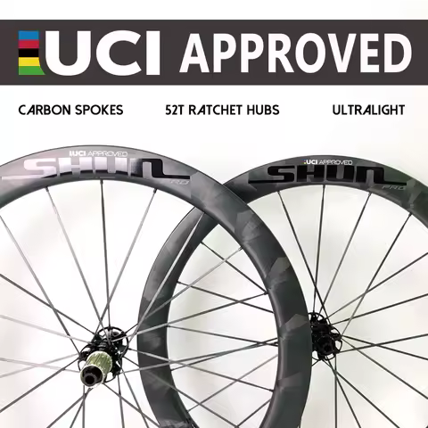 HYGGE SHUN PRO Carbon Spokes Disc Wheel, UCI approved UCI Certification 40mm 50mm 52T Ratchet System