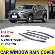 FOR Lexus NX200T NX300H window visor car rain shield deflectors awning trim cover exterior rain cove