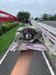 NBA Brooklyn Nets Mitchell &amp; Ness Woodland Desert Camo Snapback Hat 布魯克林籃網隊迷彩棒球帽