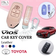 Toyota Vios 2023 Key Cover Pink Leather PU Car Cover Kunci Vios 2023 Accessories Keyless Remote Case