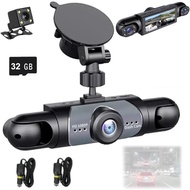 Saker Full View Car Dashcam System, 4k Full HD Recording 360° 4 Channel Dash Cam, Front Rear Left Ri