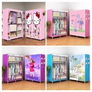 PRICE FROM FACTORY Hello Kitty wardrobe cloth wardrobe shoe organizer